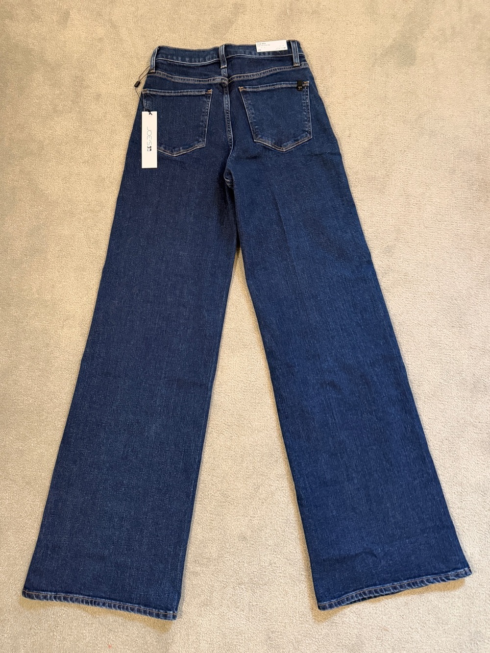 Joe’s Jeans “The Mia” High Rise Wide Leg Long Inseam - NWT - 26x33 - Med Blue - Picture 4 of 12